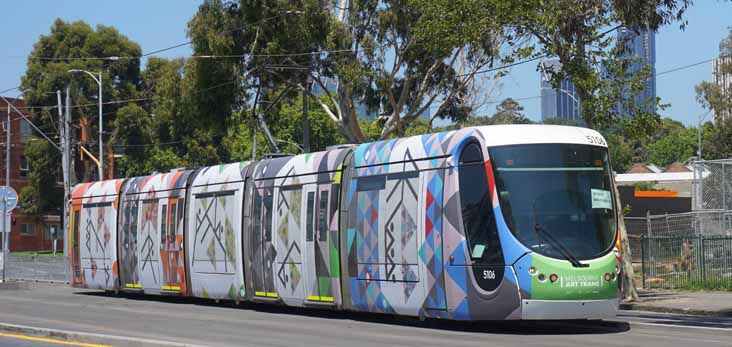 Yarra Trams Citadis C2 Art Tram 5106